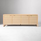 Kody Wood & Paper Cord Media Console (72")