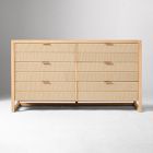 Kody Wood & Paper Cord 6-Drawer Dresser (58")