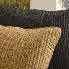 Outdoor Split Faux Jute Pillow