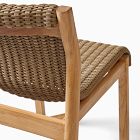 Cassis Outdoor Teak Stacking Dining Chair (Set of 2)