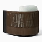 Porto Aluminum Outdoor Swivel Chair &amp; Side Table