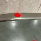 Open Box: Streamline Metal Wide Arch Mantel Mirror, 42"W x 36"H - Brushed Nickel