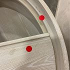 Open Box: Volume Round Storage Drum Coffee Table (36") - Winter Wood