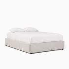 Upholstered Side Storage Bed Frame