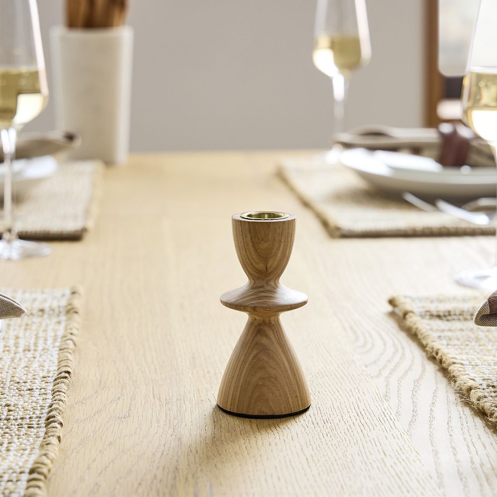 Tira Wood Taper Holders - Light Ash, Small