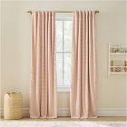 Open Box: Polka Dot Blackout Curtain (48"W x 84"L) - Soft Pink