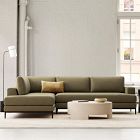 Landon-2-Piece Bumper Chaise Sectional (104"&ndash;124")