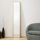Metal Frame Narrow Floor Mirror