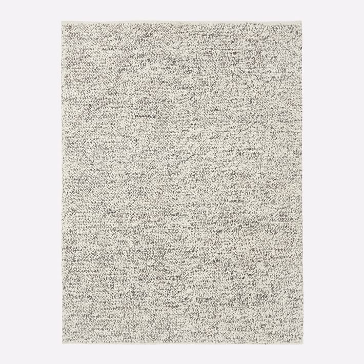 West Elm Mini Pebble Jute Wool Rug