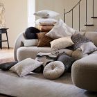 Velvet Brushstroke Pillow Cover