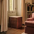 Colin King Rustic Wood Side Table (20")