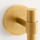 Pure Modernist Bath Hardware - Antique Brass