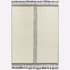 Center Stripe Shag Rug