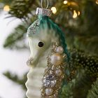 Glass Seahorse Ornament