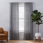 European Flax Linen Ladder Embroidered Curtain
