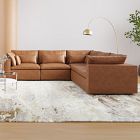 Harmony Modular Leather 5-Piece L-Shaped Sectional (120")