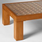 Lottie Grid Top Coffee Table (44")