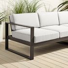 Portside Aluminum Outdoor 3-Piece Chaise Sectional (116")