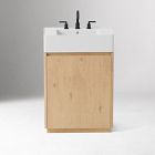 Closed Wood Washstand (29")