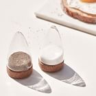 Puik Designs Glass &amp; Cork Salt &amp; Pepper Shaker (Set of 2)