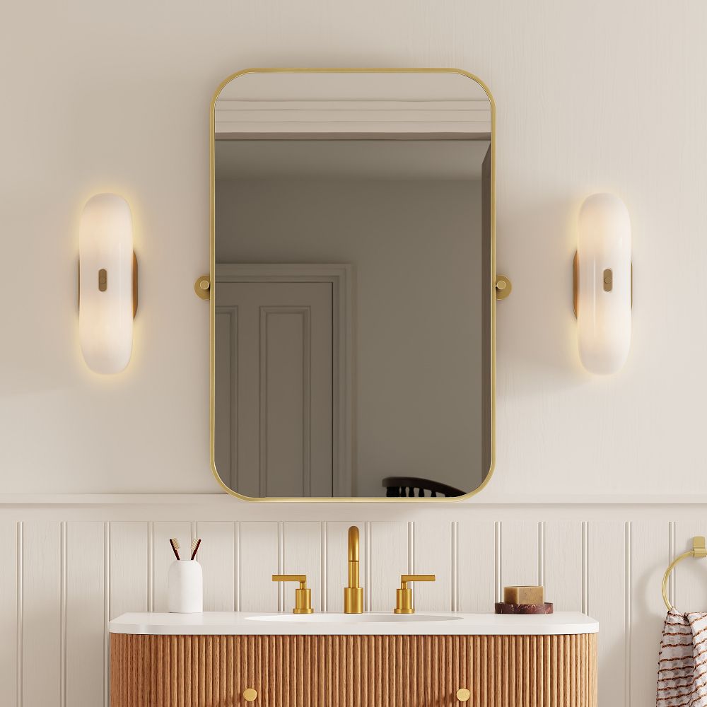 Reynolds Glass Sconce (15") by West Elm