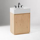 Closed Wood Washstand (29")