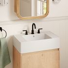 Closed Wood Washstand (29")