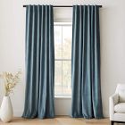 Cotton Velvet Curtain - Ocean