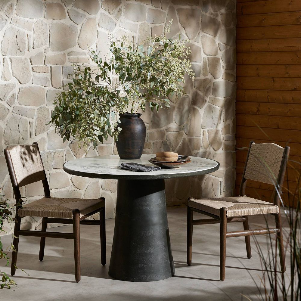Jozette Outdoor Round Dining Table (42") by West Elm