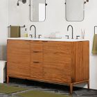 Parker Double Bathroom Vanity (63")