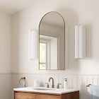 Arched Metal Framed Medicine Cabinet