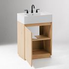 Closed Wood Washstand (29")