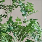 Faux Potted Green Leaf Tree