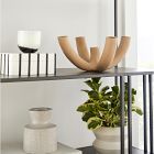 Black &amp; White Speckled Glass Collection - Black Bergamot