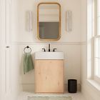 Closed Wood Washstand (29")