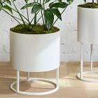 Streamline Round Metal Indoor/Outdoor Planters