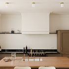 Weston Fluted Glass Flush Mount (5")