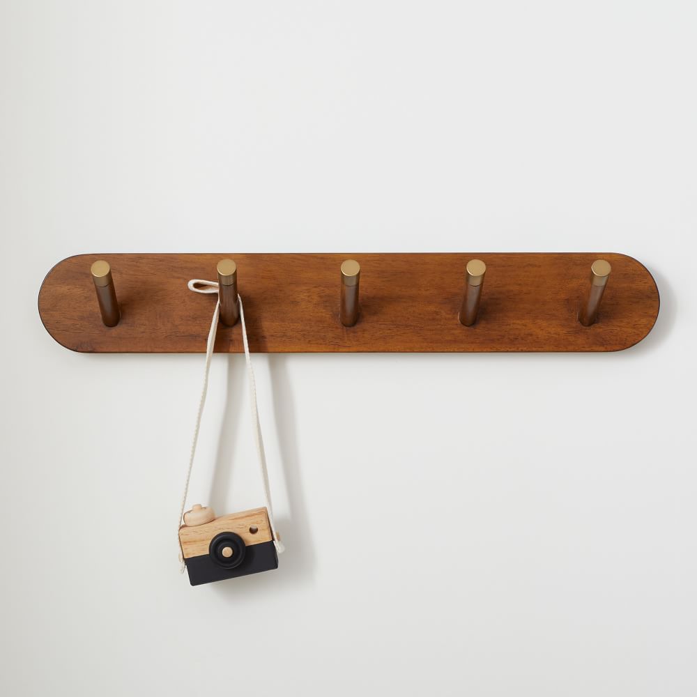 Mid-Century Wall Rack - Acorn