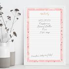 Ditsy Flowers Notepad Dry Erase Board