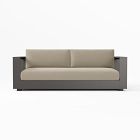 Telluride Aluminum Outdoor Sofa, 83 Inches Cushion Cover, Cast, Ash