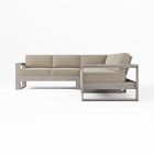 Portside 4-Piece Sectional Sunbrella® Outdoor Cushion Covers, Cast, Ash