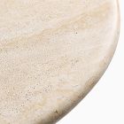Menorca Faux Travertine Outdoor Oval Dining Table (86")
