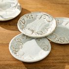 Kiku Stoneware Floral Coasters