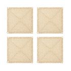 Loopy Abaca Square Placemats (Set of 4)