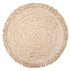 Loopy Abaca Round Placemats (Set of 4)