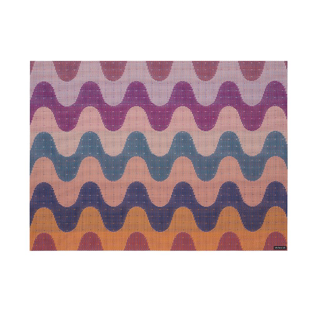 Chilewich Wiggle Rectangle Placemats (Set of 4) - Heatwave