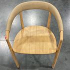 Open Box: Irvine Dining Chair - Ludlow Leather Sand, Blonde Seat