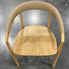 Open Box: Irvine Dining Chair - Ludlow Leather Sand, Blonde Seat