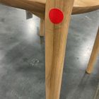 Open Box: Irvine Dining Chair - Ludlow Leather Sand, Blonde Seat