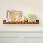 Rattan Wave Wall Shelf